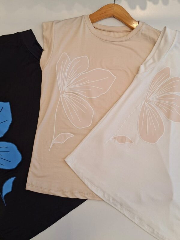 Remera Estampa Flor (Art.2367)