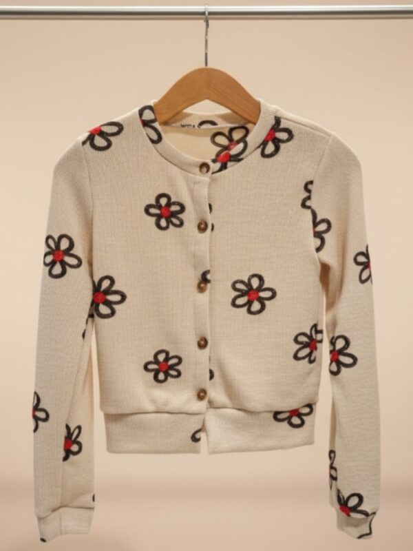 Saquito De Lanilla Tejida Bordada (ART.2651)